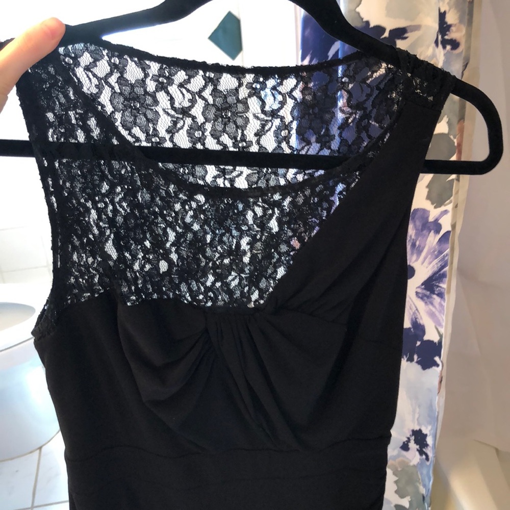 LBD laundry little black dress with lace